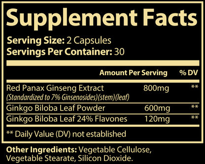 Ginkgo Biloba + Ginseng